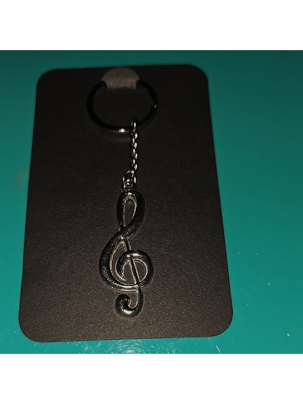 Silver Treble Clef Keychain [COPY]